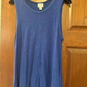 Heather Blue Sleeveless Top